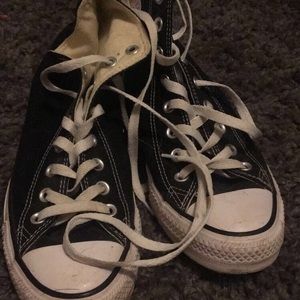 Black and White Converse